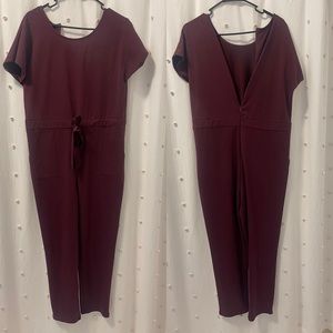 Piper & Scoot Bianca cinch jumpsuit-plum